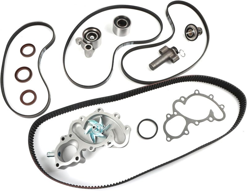 Autodevil Timing Belt Water Pump Kit 3.4L Fit for Tacoma 1995-2004, for Tundra/2000-2004, for 4Runner 1996-2002 3.4L V6 GAS with Idler Roller, Tensioner Roller, Hydraulic Tensioner - Image 1